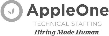 APPLEONE TECHNICAL STAFFING HIRING MADEHUMAN