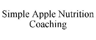 SIMPLE APPLE NUTRITION COACHING