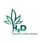 H2D HEALTHY HEMP DOSAGE