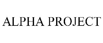 ALPHA PROJECT