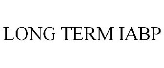 LONG TERM IABP