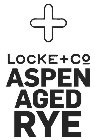 LOCKE + CO ASPEN AGED RYE