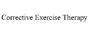 CORRECTIVE EXERCISE THERAPY