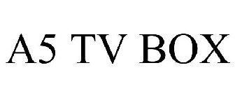 A5 TV BOX