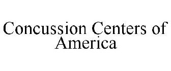 CONCUSSION CENTERS OF AMERICA