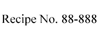 RECIPE NO.88-888