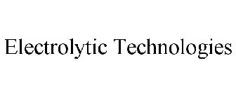 ELECTROLYTIC TECHNOLOGIES