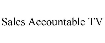 SALES ACCOUNTABLE TV