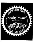 BMINIMUM -EST. 2017- SLOW THE PACE WIN THE RACE