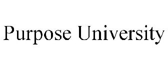 PURPOSE UNIVERSITY