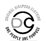 ODC ORIGINAL DIASPORA CLOTHING ONE PEOPLE ONE PURPOSE