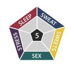 SLEEP SWEAT SWEETS SEX STRESS 5