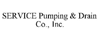 SERVICE PUMPING & DRAIN CO., INC.