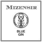 MIZENSIR CREATEUR DE PARFUM MIZENSIR MANUFACTURA GENEVE M MCMXCIX BLUE GIN