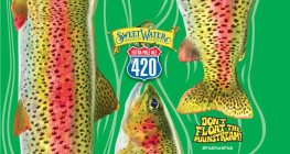 SWEETWATER BREWING COMPANY EXTRA PALE ALE 420 EST. DON'T FLOAT THE MAINSTREAM! #FISHFORAFISH