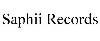 SAPHII RECORDS