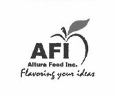 AFI, ALTURA FOOD INC., FLAVORING YOUR IDEAS