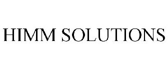 HIMM SOLUTIONS