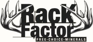 RACK FACTOR FREE CHOICE MINERALS