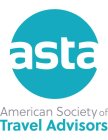 ASTA AMERICAN SOCIETY OF TRAVEL ADVISORS