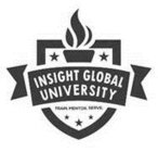 INSIGHT GLOBAL UNIVERSITY TRAIN. MENTOR. SERVE.