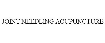 JOINT NEEDLING ACUPUNCTURE