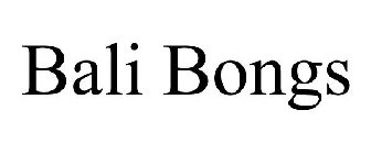 BALI BONGS