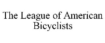 THE LEAGUE OF AMERICAN BICYCLISTS