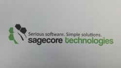 SERIOUS SOFTWARE. SIMPLE SOLUTIONS. SAGECORE TECHNOLOGIES