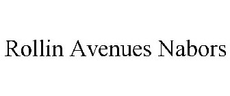 ROLLIN AVENUES NABORS