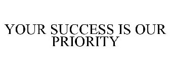 YOUR SUCCESS IS OUR PRIORITY