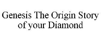 GENESIS THE ORIGIN STORY OF YOUR DIAMOND