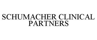 SCHUMACHER CLINICAL PARTNERS