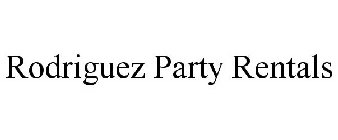 RODRIGUEZ PARTY RENTALS