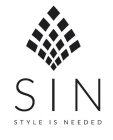 SIN STYLE IS NEEDED