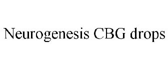 NEUROGENESIS CBG DROPS