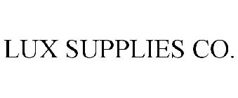 LUX SUPPLIES CO.