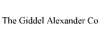 THE GIDDEL ALEXANDER CO