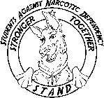 STUDENTS AGAINST NARCOTIC DEPENDENCY STRONGER TOGETHER STAND