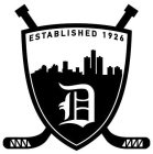 ESTABLISHED 1926. STYLIZED CAPITAL D