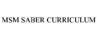 MSM SABER CURRICULUM