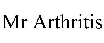 MR ARTHRITIS
