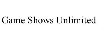 GAME SHOWS UNLIMITED