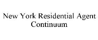 NEW YORK RESIDENTIAL AGENT CONTINUUM