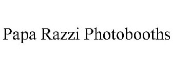 PAPA RAZZI PHOTOBOOTHS