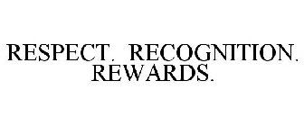 RESPECT. RECOGNITION. REWARDS.