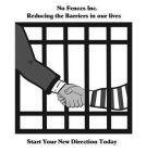 NO FENCES INC. REDUCING THE BARRIERS IN OUR LIVES START YOUR NEW DIRECTION TODAY