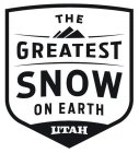 THE GREATEST SNOW ON EARTH UTAH