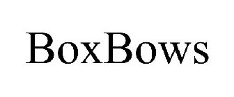BOXBOWS