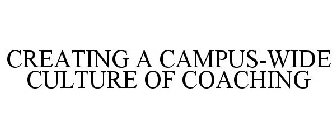 CREATING A CAMPUS-WIDE CULTURE OF COACHING